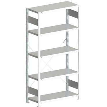 CLIP boltless shelving 230 (basic unit), 2500 x 1000 x … complete with six shelves